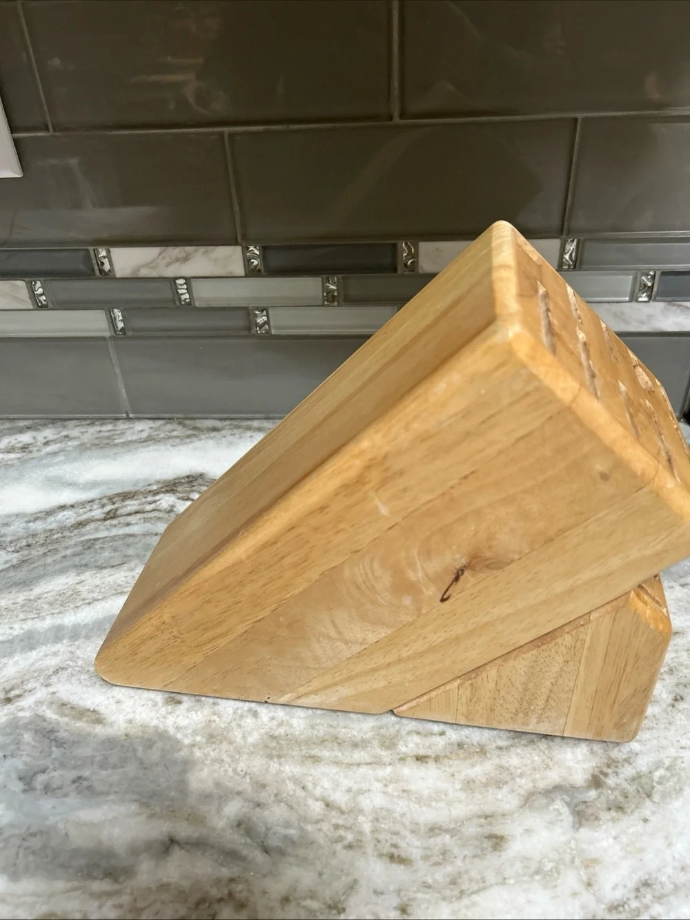 Wusthof Knife Block 17 Slot Block Holder 11 Upper Slots 6 Steak Knife Slots
